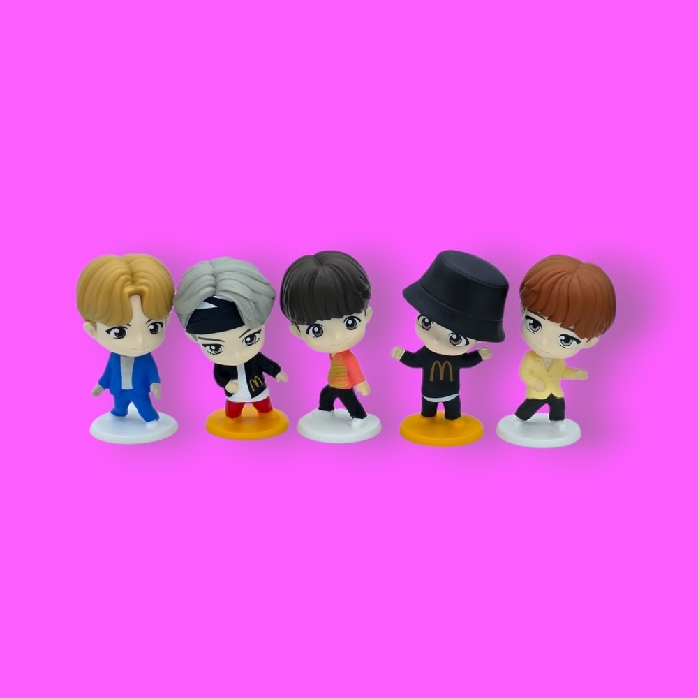 McDonald's TinyTAN BTS Encore Happy Meal Toy Figures Set Of 5
